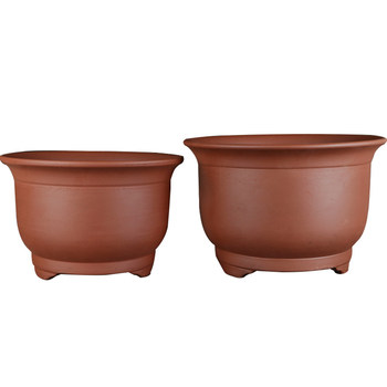 Yixing orchid pot simple purple sand extra large ceramic pot
