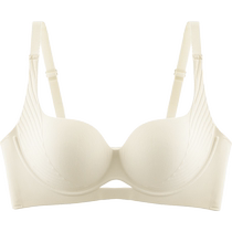 Catman Seamless Underwear Womens Push-Up Small Breast Lifting and Accessory Breast-less Wire-Free 2024 Summer New Beautiful Back Bra