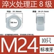 M24=10 штук (закаленный позитивный цинк-бело-голубой 8-й степени)