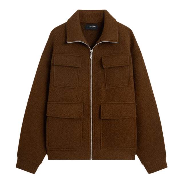 MESUX Mixiu Merino wool lapel with alpaca double-sided coat for women MMWUI406