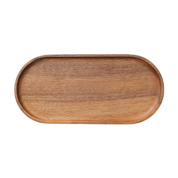 Acacia wooden pallet wooden plate solid wood wooden oval disk