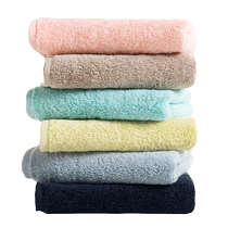 (Self-operated)uchino Uchino facial towel type A towel pure cotton childrens face towel 3 pack pure cotton plain color elegant