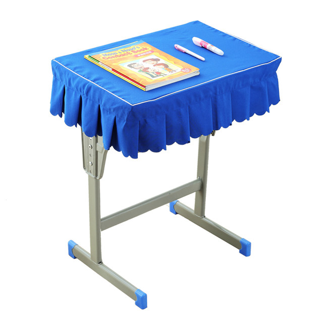 Blue tablecloth for primary and secondary school students can be customized