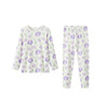 Deesha girls' Category A cotton long-sleeved pajamas spring and autumn thin underwear set autumn clothes and long trousers home clothes