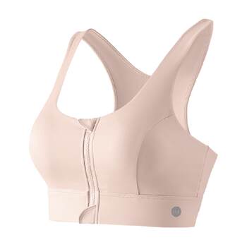 361 shockproof high strength front zipper sports bra