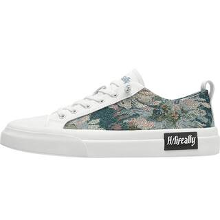 Heilan house men's shoes new autumn and winter comfortable fashion stitching retro casual sneakers lace-free cloth shoes for men