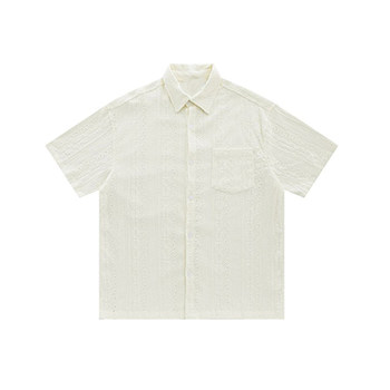 Old qianfeng hollow short-sleeved shirt top Old qianfeng hollow short-sleeved shirt top
