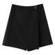 OSA black high-waisted A-line short skirt pants OSA black high-waisted A-line short skirt pants