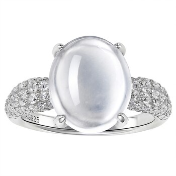 Russian bud egg noodle foam jade ring 925 silver