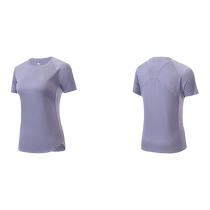 Camel yoga wear for women 2024 summer sun protection short-sleeved quick-drying T-shirt running fitness breathable thin casual top