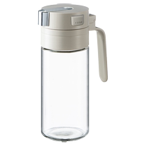 Modern housewife glass oil pot home kitchen soy sauce vinegar seasoning bottle without oil automatic opening and closing oil bottle oil tank