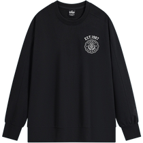 Wang Hedis favorite 丨Xtep sweatshirt for men and women 24 new autumn retro round neck couple versatile casual sports top