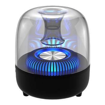 Manhattan glass bluetooth subwoofer speaker