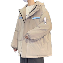 Great goose down clothes Mens winter 2023 new thickened Even cap Anti-cold suit Guys Jiujiang white duck suede cotton padded jacket