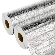 Fireproof and high temperature resistant kitchen oil-proof stickers wall stickers waterproof and moisture-proof cabinet wallpaper self-adhesive countertop tin foil stove