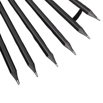 Deli new sai ns722 graphite hb/2b pencil primary school student hexagonal pole examination art student sketch student special black wood pencil children's learning stationery supplies smear card is not easy to break