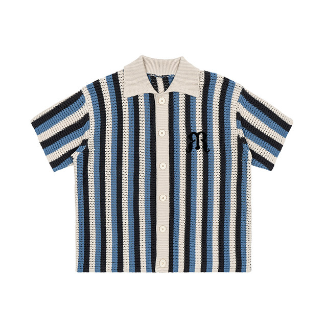 EMPTYREFERENCE Lapel Short Sleeve Shirt