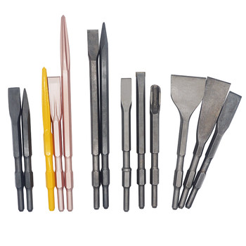 ໄມ້ຄ້ອນໄຟຟ້າ chisel impact drill electric pick pick head alloy tip chisel tile slotting widening flat shovel concrete special