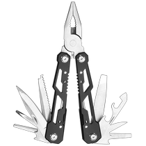 All-steel hollow multi-function pliers folding knife portable camping emergency combination tool mini multi-purpose equipment