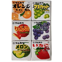 Жевательная резинка с фруктовым вкусом в ассортименте, 6 коробочек.