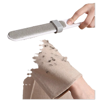 Clothes dehairing brush and lint sticking device household woolen and cashmere coat double-sided lint removal brush dust removal electrostatic lint sticking artifact