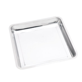 Square stainless steel square tray grilled fish tray fish tray