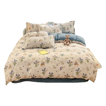 Catman pure cotton brushed quilt cover thickened cotton quilt cover double-sided warm single piece autumn and winter single 150x200 quilt 4