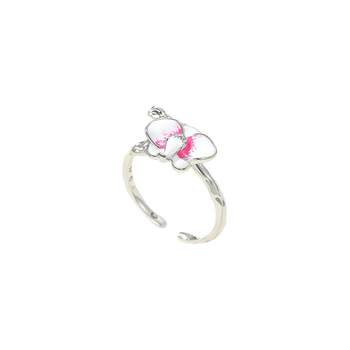 Xuping pan sheng welfare spring phalaenopsis enamel flower opening hu ring women's index finger ring