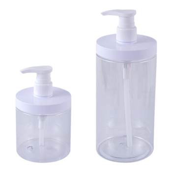 Large capacity laundry detergent dispensing bottle pressing bottle