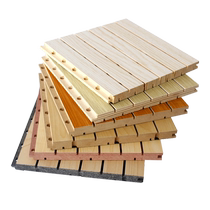 Wooden sound-absorbing panel ceramic aluminum perforated wall decoration ktv flame retardant sound insulation board composite solid wood ceramic aluminum board kindergarten