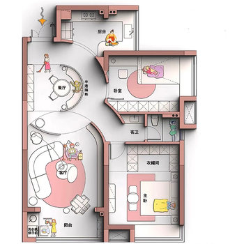 Second-hand old house renovation and decoration company renovates whole house interior design renderings home improvement full-service construction team