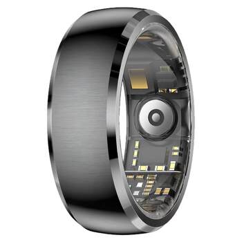 Smart ring waterproof vibration incoming call message reminder remote control photo taking page turning health exercise sleep monitoring ring