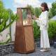 Meiqi Outdoor Patio Heater Liquefied Gas Real Flame Fire Pit Stove for Homestay Decoration Villa Outdoor Commercial Heater