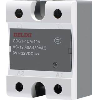 Deli Xidan SSR small solid-state relay CDG1-1DA/10A DCC AC 40A60A80A20