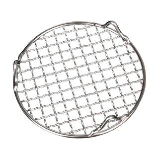 Round, thick korean baking and barbecue net with feet