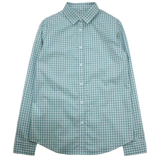 韩版宽松黑白小格子衬衫女长袖方纯棉休闲内搭大牌设计感复古春秋