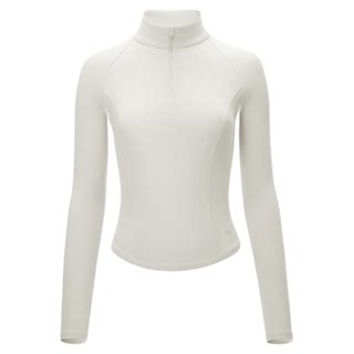 【胡可推荐】蕉下速干运动塑身衣女半拉链t恤修身塑形运动跑步