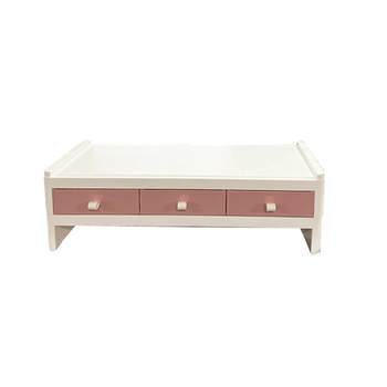 Desktop computer increased elevated desk office monitor rack student dormitory storage rack with drawer storage box