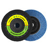 Oasis blue sand louver blades with multi-mesh rough polishing and fine polishing