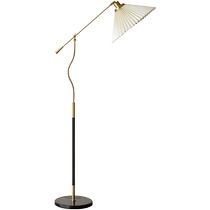 Genji Wood Language Living Room Floor Lamp Retro Creative Internet Celebrity Atmosphere Lamp Bedroom Home Bedside Lamp High-end Table Lamp