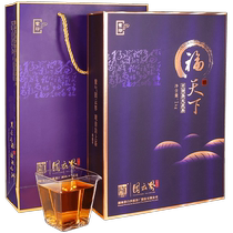 Authentic Baishaxi Hunan Anhua black tea purple printed Fu brick tea barren mountain dough Yunjie Jinhua Fu tea 1kg