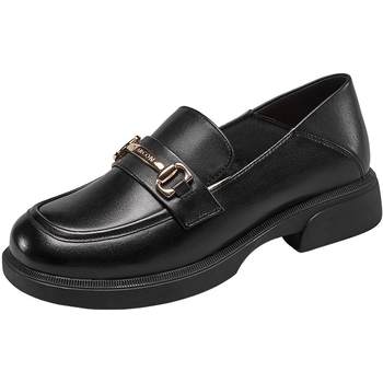 Yierkang thick heel women's shoes mid-heel loafers