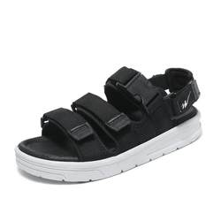 Double Star Sandals ຜູ້ຊາຍ 2024 ກິລາໃຫມ່ຂອງຜູ້ຊາຍ Summer Outerwear ຂັບລົດເກີບໄວລຸ້ນ Casual Trendy ເກີບຫາດຊາຍ