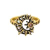 MONOLOGUE Monologue Thirty Degrees North Latitude Maya Black Gold Star and Moon Ring MRV37 as a birthday gift