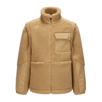 DESCENTE Desante childrens MOVEWEAR same style imitation sherpa knitted sports top jacket for boys and girls