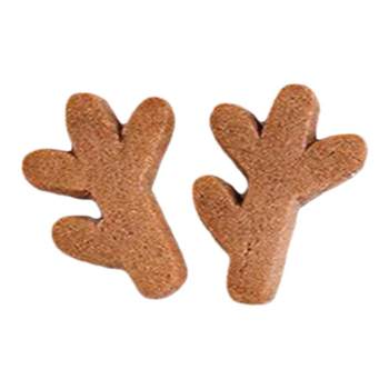 Christmas antler cookies cocoa flavored elk cake decoration