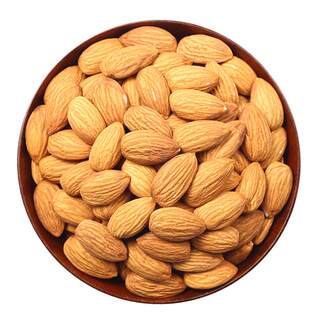 新货美国大杏仁500g巴旦木仁盐焗原味生熟扁桃仁干果烘焙坚果仁