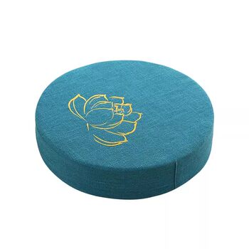 Linen fabric balcony bay window floor zen meditation futon
