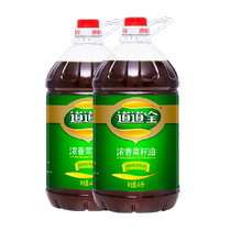 Daodao full-flavored rapeseed oil 4L*2 bottles of non-GMO physical pressing dripping fragrant edible oil
