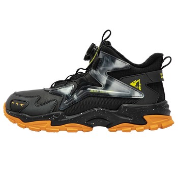 Xtep boys' shoes 2025 winter new high-top plus velvet thickened warm second-cotton cotton shoes knob buckle sports shoes